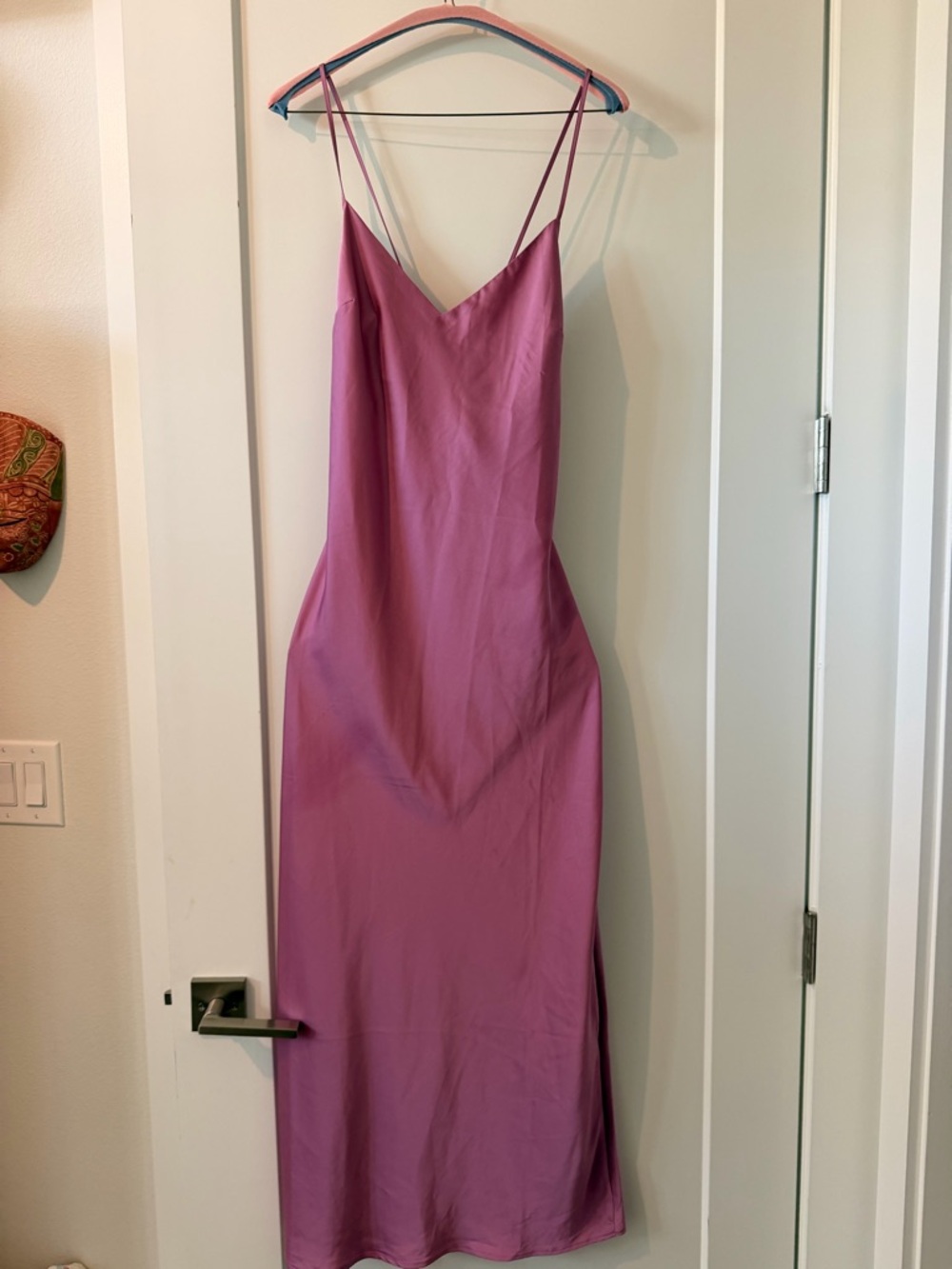 Forever 21 Lilac/Rose Slip Maxi Dress with Double Spaghetti Straps